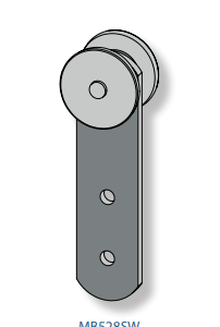Stem Curtain Roller (⌀38mm x 29mm)