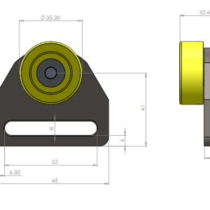 Curtain Roller (⌀35mm x 32mm)