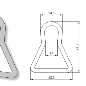Waisted Ring For Bobbins