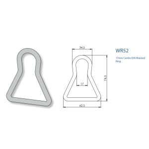 Waisted Ring For Bobbins