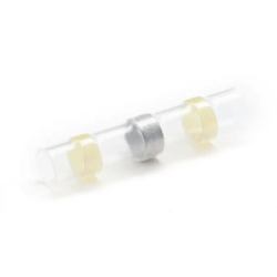 Solder Heatshrink 3.2mm - 6mm Yellow Butt Connector