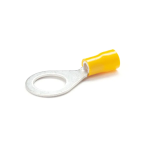 Insulated Yellow Ring Terminal 10mm