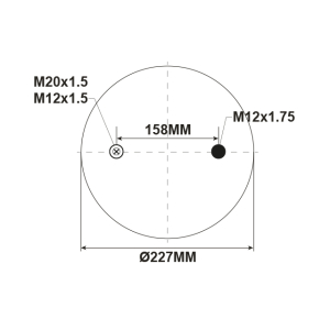 IT15M9 Airspring Plastic Piston