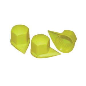 Wheel Nut Covers Yellow Bottom Pointer