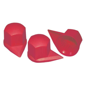 Wheel Nut Covers Red Bottom Pointer