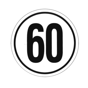 Speed Sign (60kph)