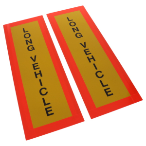 Long Vehicle Sign Vertical
